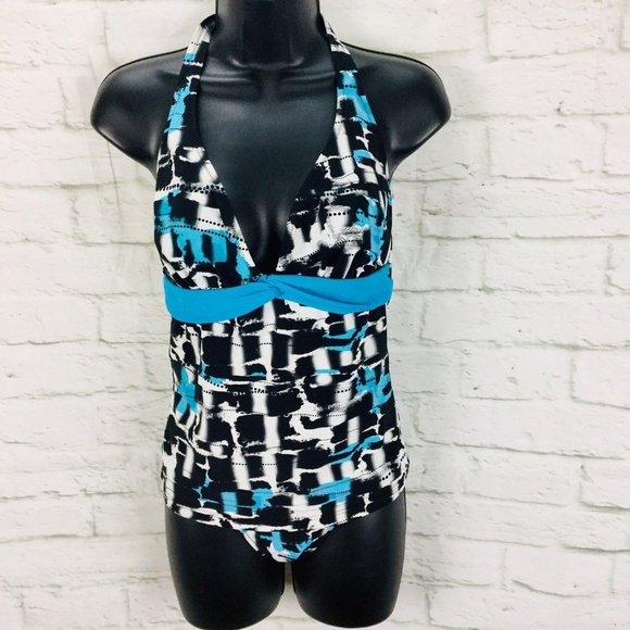 Gottex Other - NWOT Silver by Gottex Womens 2pc Halter Tankini